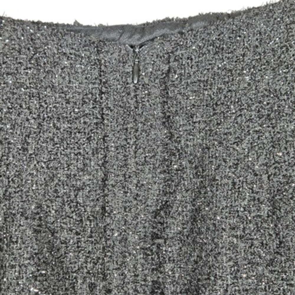 Tuckernuck Pomander Place Laurelle Tweed Midi Skirt Small NWT Shimmer Black - Picture 7 of 12